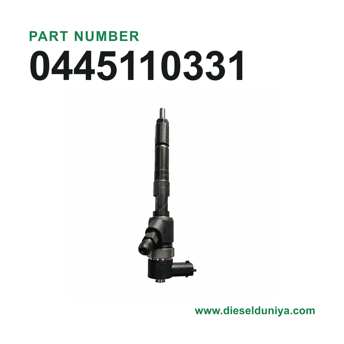 Bosch CRDI Diesel Fuel Injector 0445110331 thumbnail 2