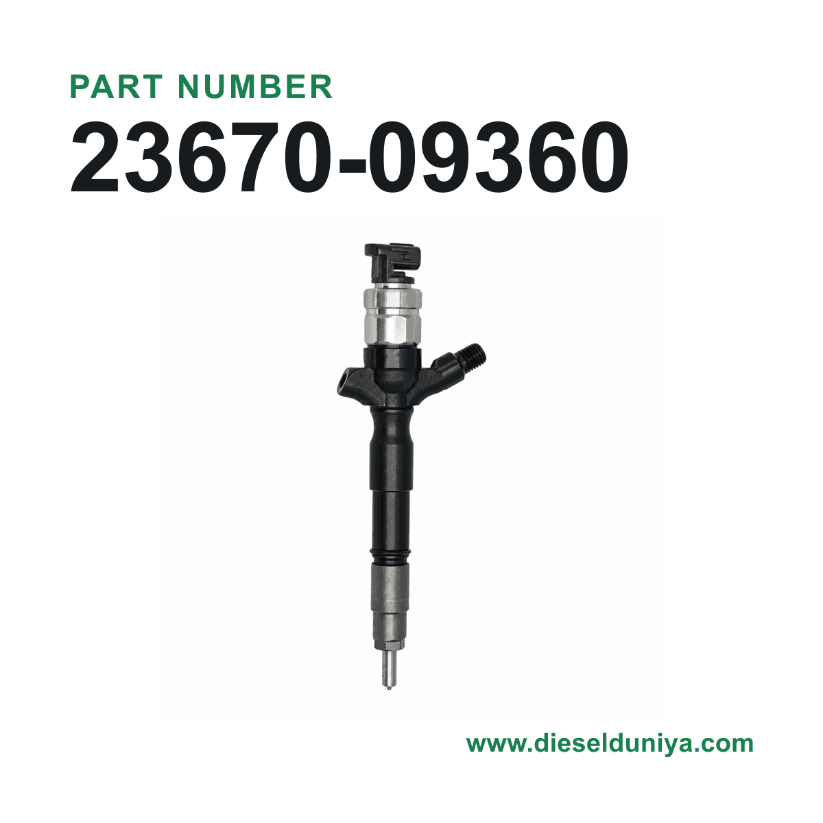 Denso/Toyota CRDI Diesel Fuel Injector 23670-09360